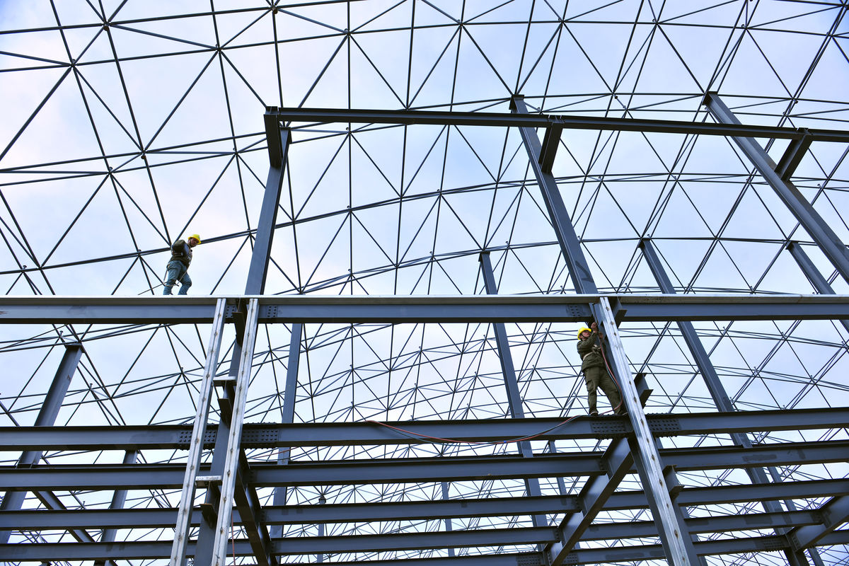 株洲某企业钢结构网架建筑